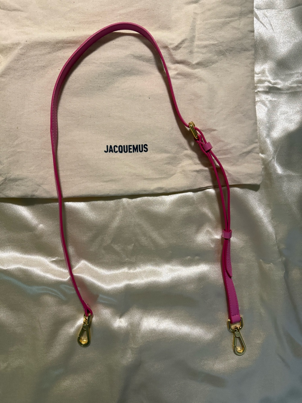 AUTHENTIC Jacquemus Le Grande Bambino Fuchsia Pink - Picture 10 of 10